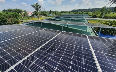 Thi công điện năng lượng mặt trời - 1 Pha 21.6kWp Hệ Hòa Lưới - Trà Vinh